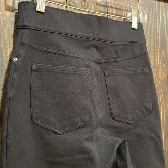 Spanx Pants S Black Skinny Ankle Shapewear Tummy Control High Waist Minimalist - Picture 9 of 11